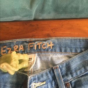 Ezra Fitch jeans.